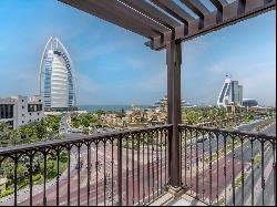 Luxurious Apartment with Iconic Burj Al Arab View