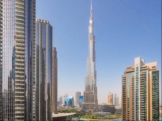 Rare Downtown Apartment with Burj Khalifa Views