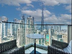 Luxury Downtown Apartment with Burj Khalifa Views