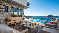 Villa with panoramic sea view and pool - Dalmatia