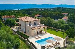 STONE VILLA WITH A PRIVATE HEATED POOL - ISLAND OF KRK