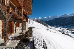 Le Grand Bornand, stunning chalet with panoramic view