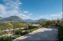 Argonay, superb contemporary property with stunning views of the mountains and lake