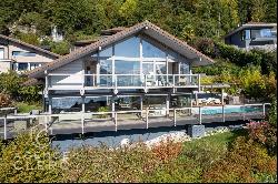 Veyrier du Lac, contemporary property with superb lake view