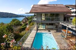 Veyrier du Lac, contemporary property with superb lake view