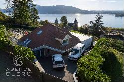 Annecy-le-Vieux, exceptional house with panoramic lake view