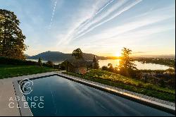 Annecy-le-Vieux, exceptional house with panoramic lake view