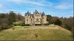 An exceptional listed Neo-Renaissance style chateau set in 70 hectares. 45 minutes from P