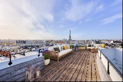 Paris 8th District – A superb penthouse apartment with terraces