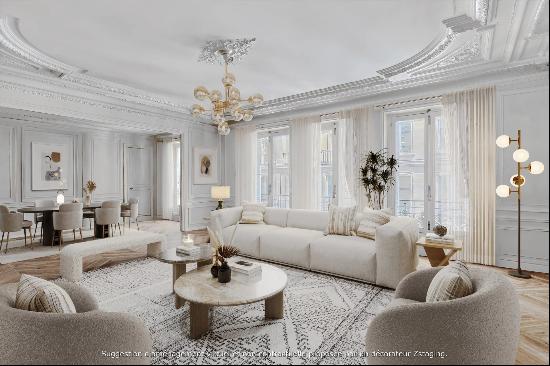 Paris 8th District - An elegant 3-bed apartment