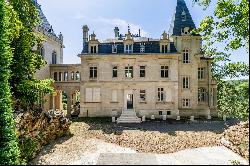 1h from Paris. A remarkable Gothic/Renaissance-style chateau set in 1.2 hectares of groun