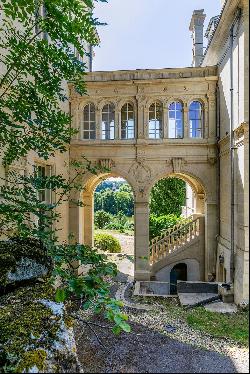 1h from Paris. A remarkable Gothic/Renaissance-style chateau set in 1.2 hectares of groun