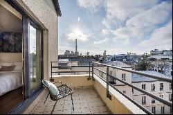 Paris 16th District - A 3-bed apartment with terraces