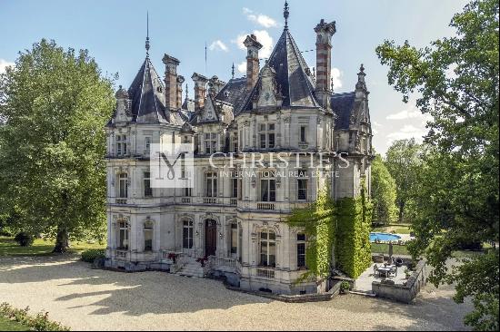 For Sale exceptional 19th century chateau near Cognac