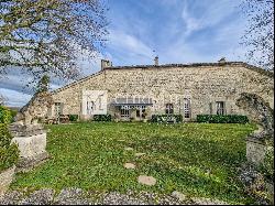 Manoir XVI century, guest house, views, barns, 5 acres,  swimming pool, close to Duras