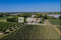 For sale rare and beautiful lifestyle vineyard estate on the banks of the Dordogne River 