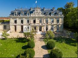 Beautiful vineyard with 19th-C. château overlooking the river for sale - Ideal for a wine