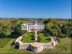 Beautiful vineyard with 19th-C. château overlooking the river for sale - Ideal for a wine