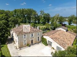 For sale beautiful turnkey lifestyle passion vineyard estate on the banks of the Dordogne