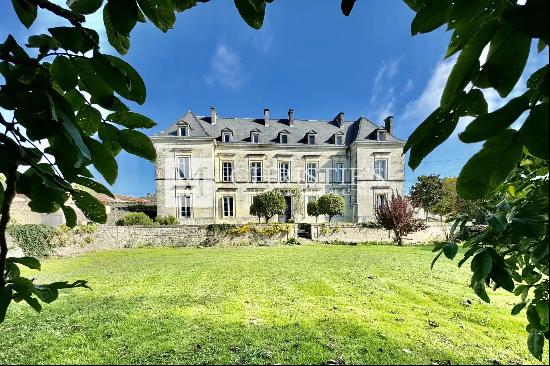 Exclusive: Elegant 19th-Century Manor with Pool and Tennis Court