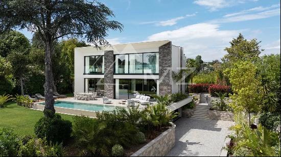 Super-Cannes - outstanding new architect-designed property - Panoramic sea view