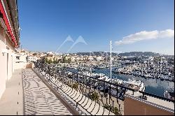 CANNES - OLD PORT. PENTHOUSE TERRACE SPECTACULAR VIEW