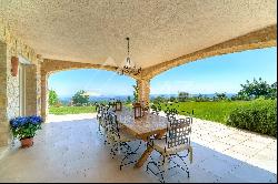 Close to Saint-Paul de Vence - Stunning Mas with panoramic sea view