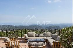 Close to Saint-Paul-de-Vence - Beautiful provencal style property with panoramic sea views