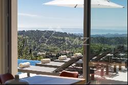 Close to Saint-Paul-de-Vence - Superb modern property with sea views