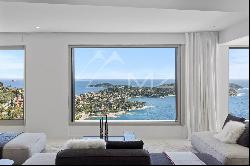 Villefranche sur mer - Luxury contemporary villa with overlooking view over the bay