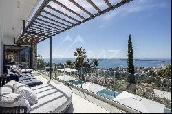 Cannes -Superb villa with panoramic sea view