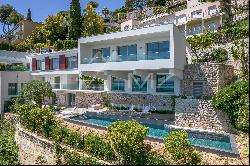 Villefranche sur mer - Luxury contemporary villa with overlooking view over the bay