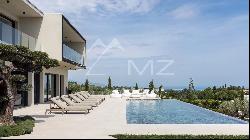 Cannes backcountry - New contemporary villa with panoramic sea view - 5 bedrooms