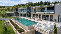 Cannes backcountry - New contemporary villa with panoramic sea view - 5 bedrooms