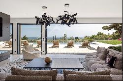 Cannes backcountry - New contemporary villa with panoramic sea view - 5 bedrooms