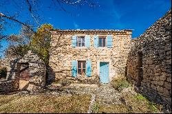 OLD PROVENCAL SHEPHERD TO RENOVATE - PANORAMIC VIEW - BUILDING LAND