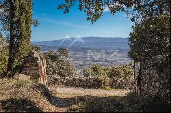 OLD PROVENCAL SHEPHERD TO RENOVATE - PANORAMIC VIEW - BUILDING LAND