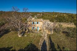 OLD PROVENCAL SHEPHERD TO RENOVATE - PANORAMIC VIEW - BUILDING LAND