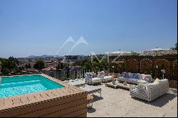 Prestigious flat with rooftop pool in Cannes