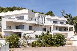 Vallauris - Two contemporary villas to finish - Panoramic sea view