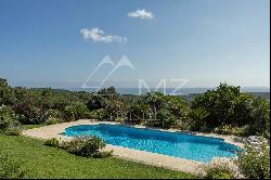 Gassin / Ramatuelle - Panoramic south west sea view. Perfectly renovated.