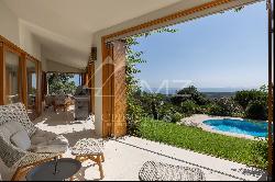 Gassin / Ramatuelle - Panoramic south west sea view. Perfectly renovated.