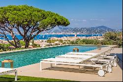 Saint-Tropez centre - Modern villa with wonderful sea view