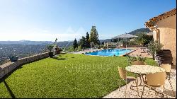 Villa 8p with panoramic view of hills and sea