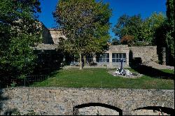 14th century castle with swimming pool and tennis court