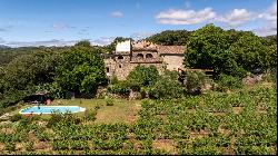 Authentic 13th-century stone farmhouse set in 55 hectares, including 15 hectares of vines