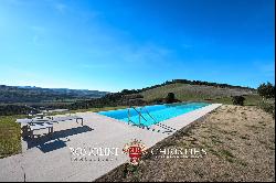 LUXURY VILLA WITH POOL FOR SALE IN VOLTERRA, TUSCANY