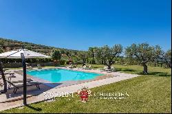 RESTORED FARMHOUSE WITH POOL FOR SALE ON LAKE TRASIMENO, UMBRIA