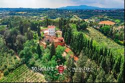 TUSCAN ESTATE WITH HISTORICAL VILLA AND VINEYARDS FOR SALE BETWEEN FLORENCE AND PISA