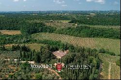 HISTORIC VILLA WITH VINEYARDS FOR SALE 30 KM FROM FLORENCE, CHIANTI